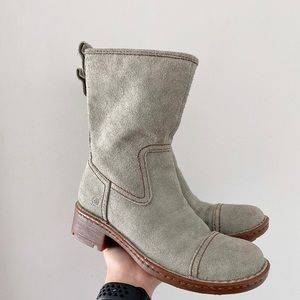 Born Suede Mid Booties